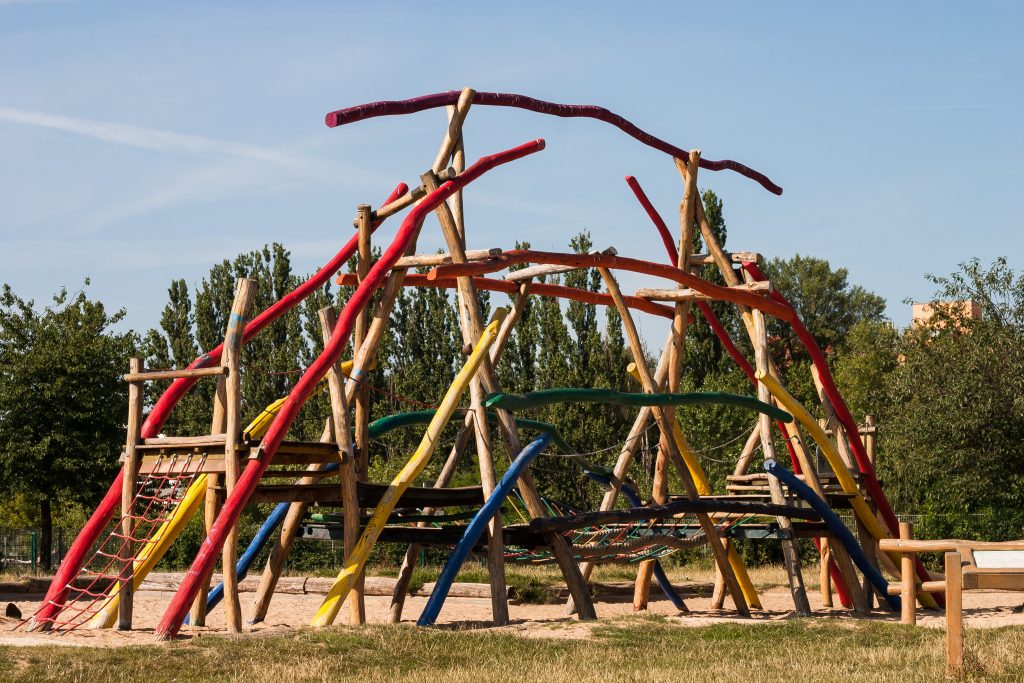 colorful foundation to build a safe playground