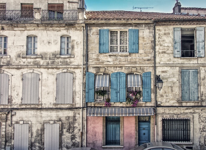 three old houses to build or renovate the house