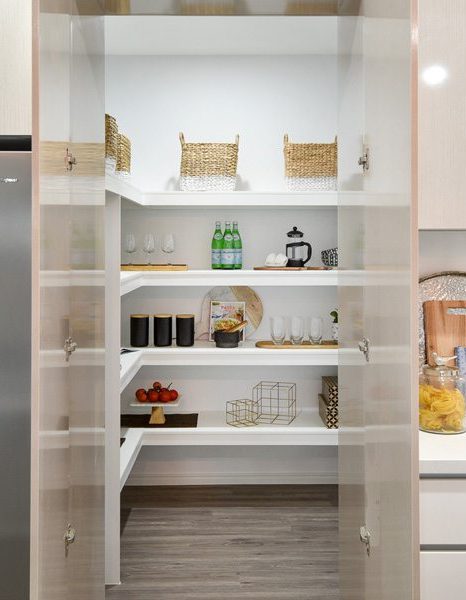 walk-in pantry in the kitchen